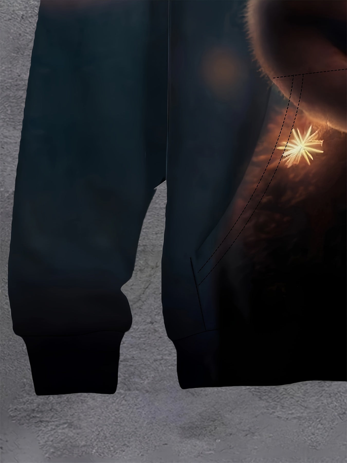 Kerst Hoodie met Rendierprint – Warme Unisex Trui voor de Feestdagen