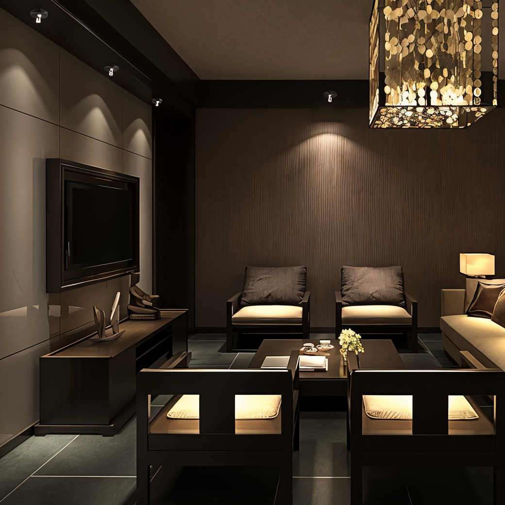 Sfeervolle plantspotlamp – Decoratieve accentverlichting voor binnen