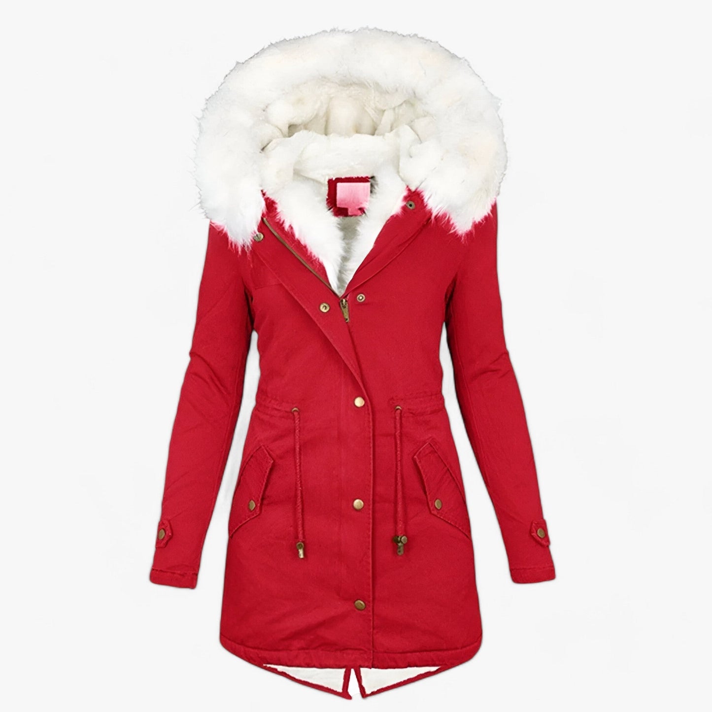 Luxe Winterjas voor Dames – Elegante Jas met Grote Capuchon