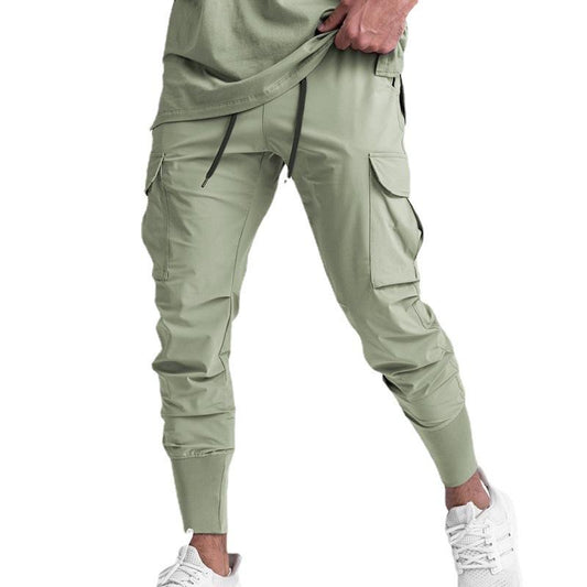 Heren Cargo Joggingbroek – Comfortabele Broek met Zakken en Tapered Fit