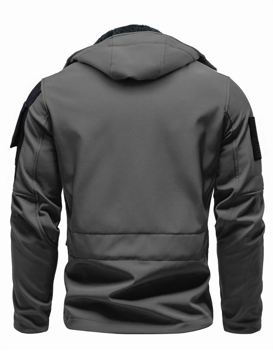 Heren Tactical Outdoor Jas – Functionele Jas met Capuchon en Zakken