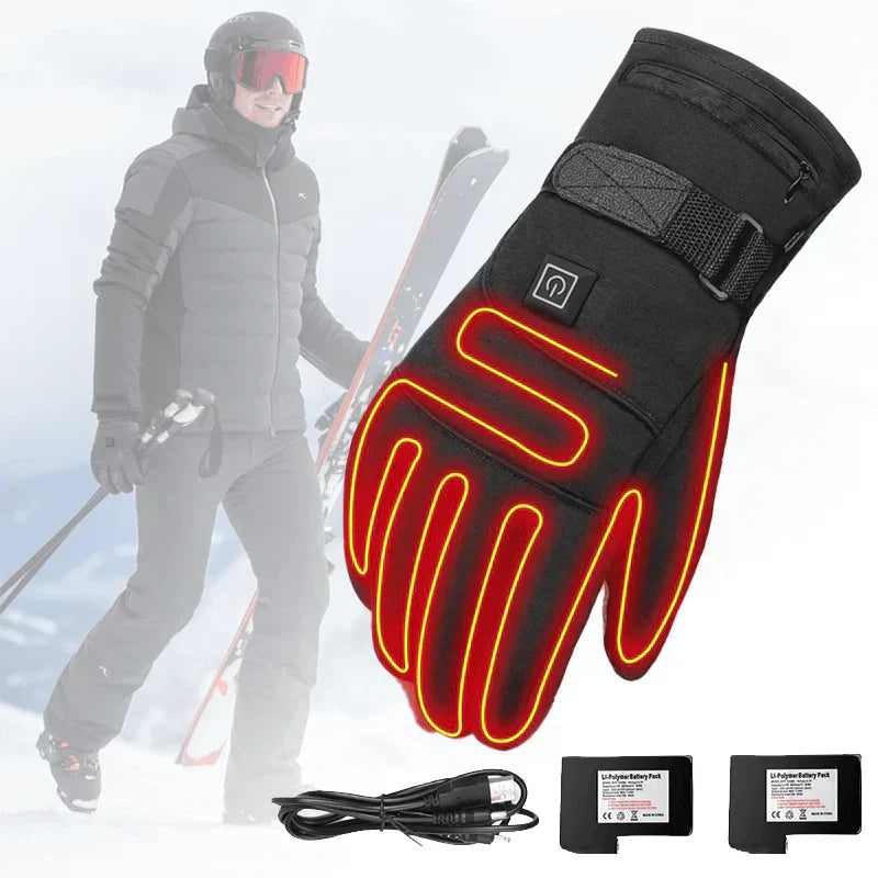 Verwarmde Winterhandschoenen – Oplaadbaar & Touchscreen Compatibel
