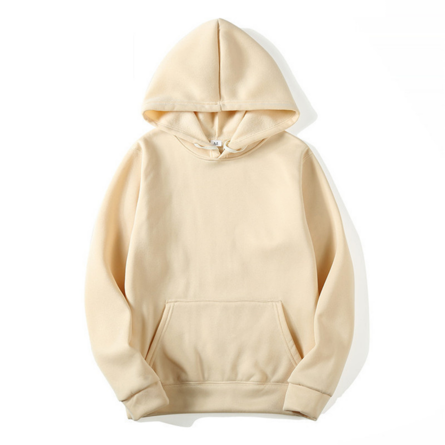 Heren Hoodie Basic met Fleecevoering, Capuchon en Buidelzak - 11 Kleuren