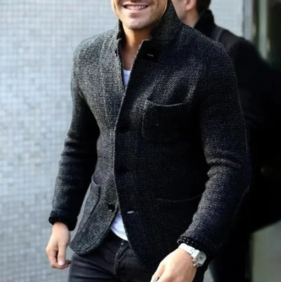 Warme Stijlvolle Herenjas voor Koude Dagen