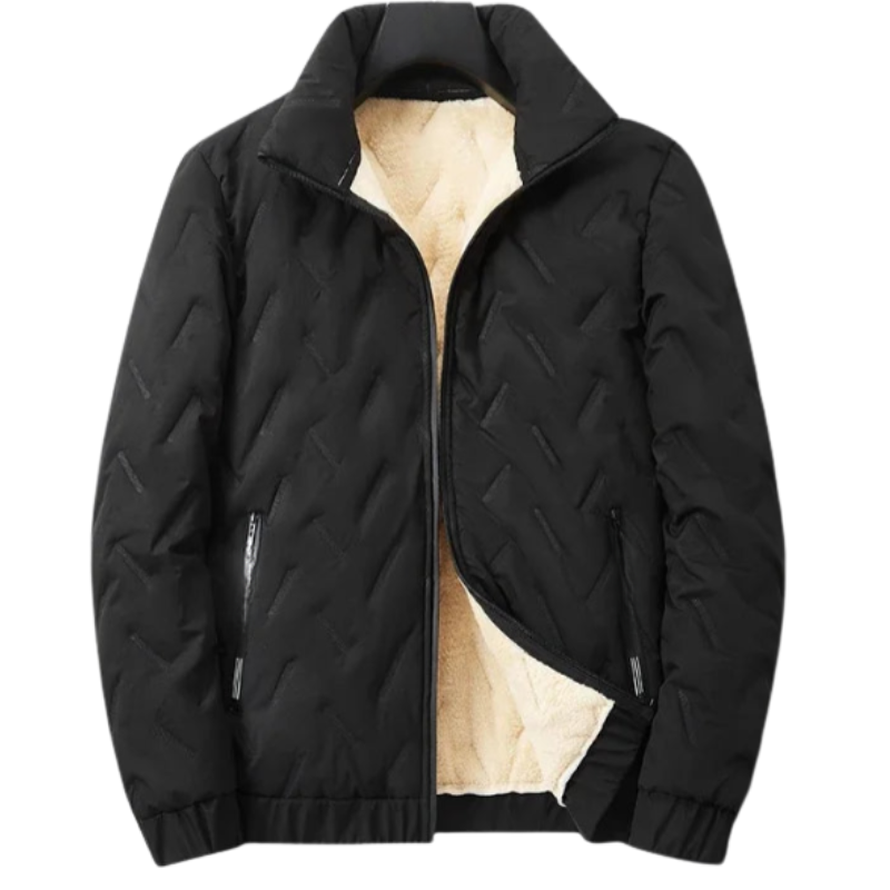 Herenjas – Warme Gewatteerde Jas met Stijlvolle Klassieke Look