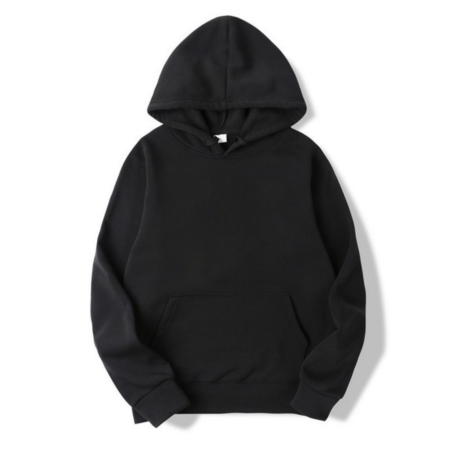 Heren Hoodie Basic met Fleecevoering, Capuchon en Buidelzak - 11 Kleuren