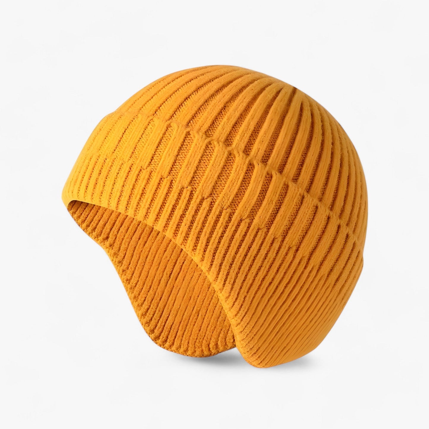 Gebreide Wintermuts met Klep – Warm & Stijlvol voor Koude Dagen