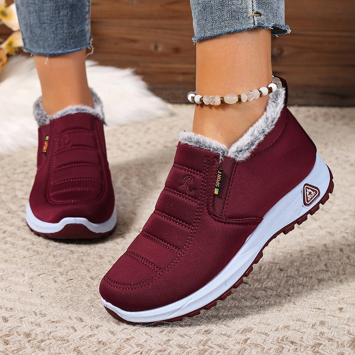 Dames warme winter schoenen – Comfortabel & gevoerd ontwerp