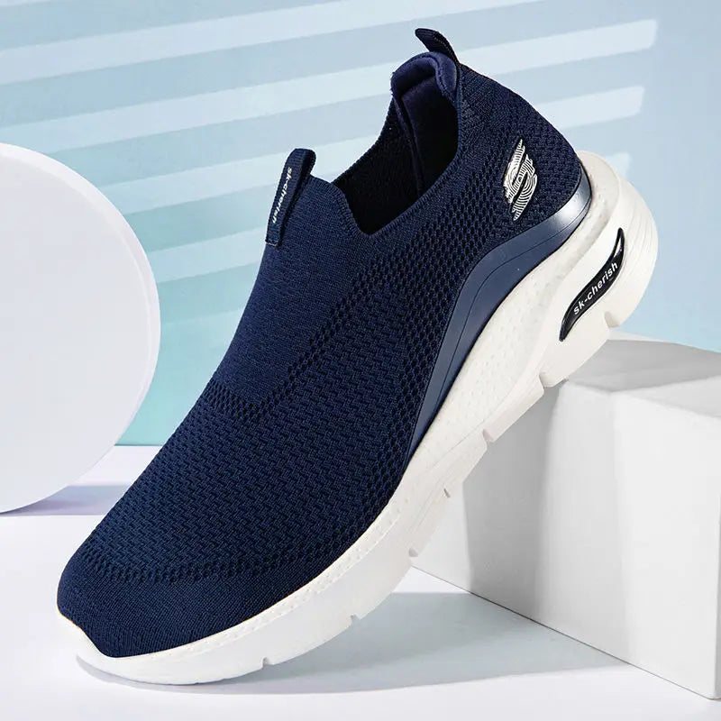 Dames Slip-On Sneakers – Comfortabele Ademend Wandelschoenen
