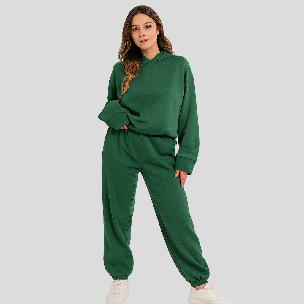Dames Loungewear Set – Comfortabele Hoodie & Broek