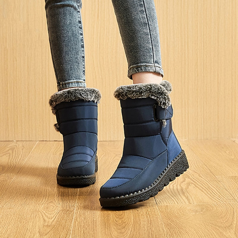Dames Warme Winterboots – Waterafstotende Laarzen met Antislipzool