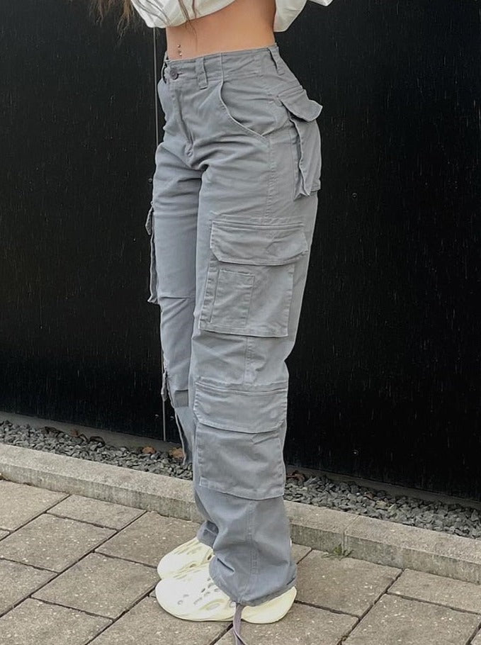 Dames Cargo Broek – Comfortabele Streetwear Broek met Zakdetails