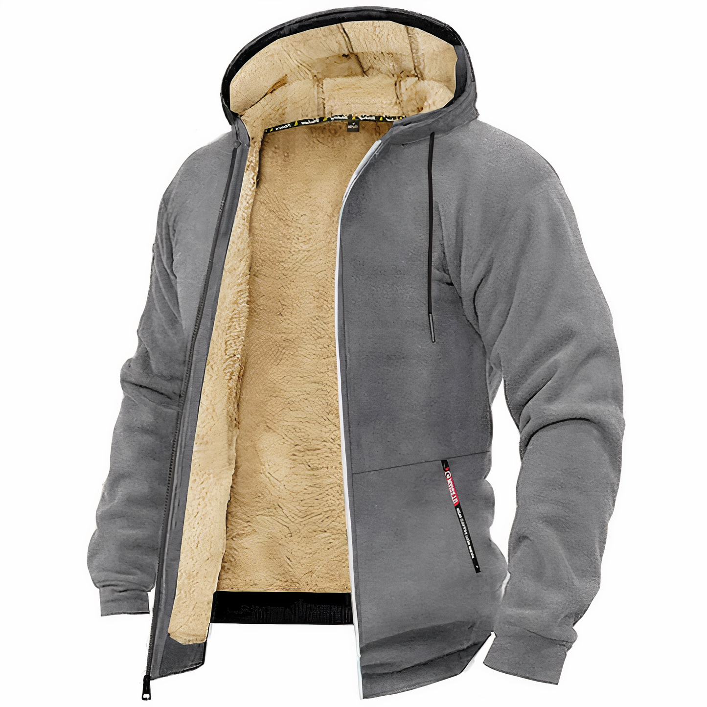 Unisex Winterjas met Capuchon – Warm, Fleece Gevoerd en Stijlvol