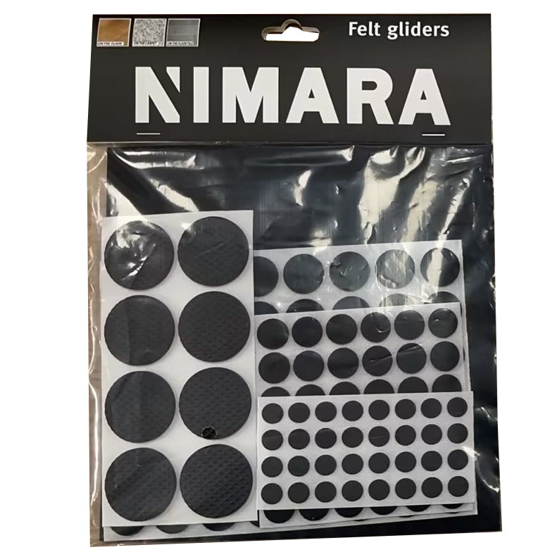 Filtpads/meubelpads voor vloerbescherming (125 stuks/pak)
