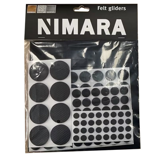 Filtpads/meubelpads voor vloerbescherming (125 stuks/pak)