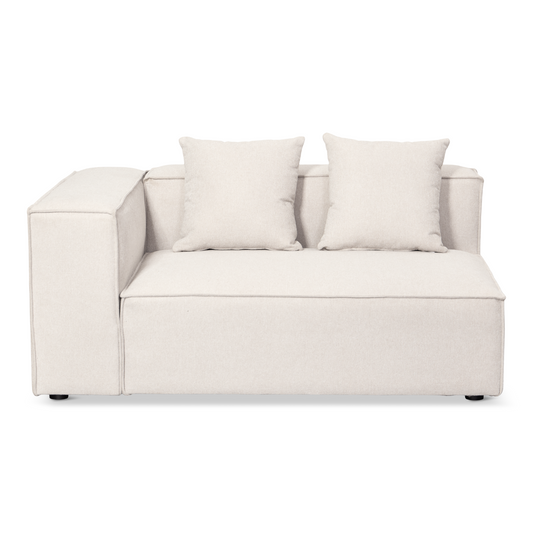 Hailey bank links module in beige L: 147 X D: 100 X H: 65 Cm